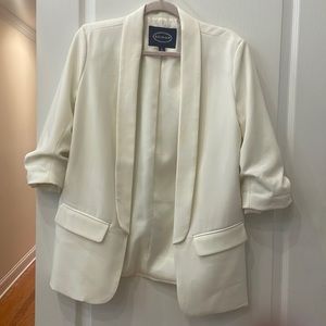 Scoop White Blazer